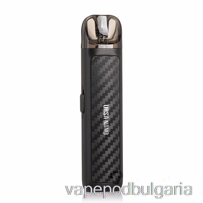 Vape 10000 Дръпки Lost Vape Ursa Nano Pod Kit Black / Carbon Fiber